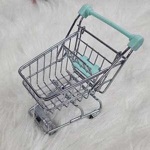 Mini Shopping Cart with Rolling Wheels